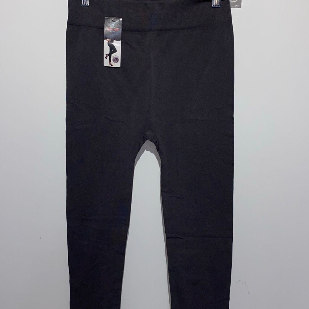 Sweet Rose New York Women's Black High Rise Fleece Lined Legging Size Medium NWT